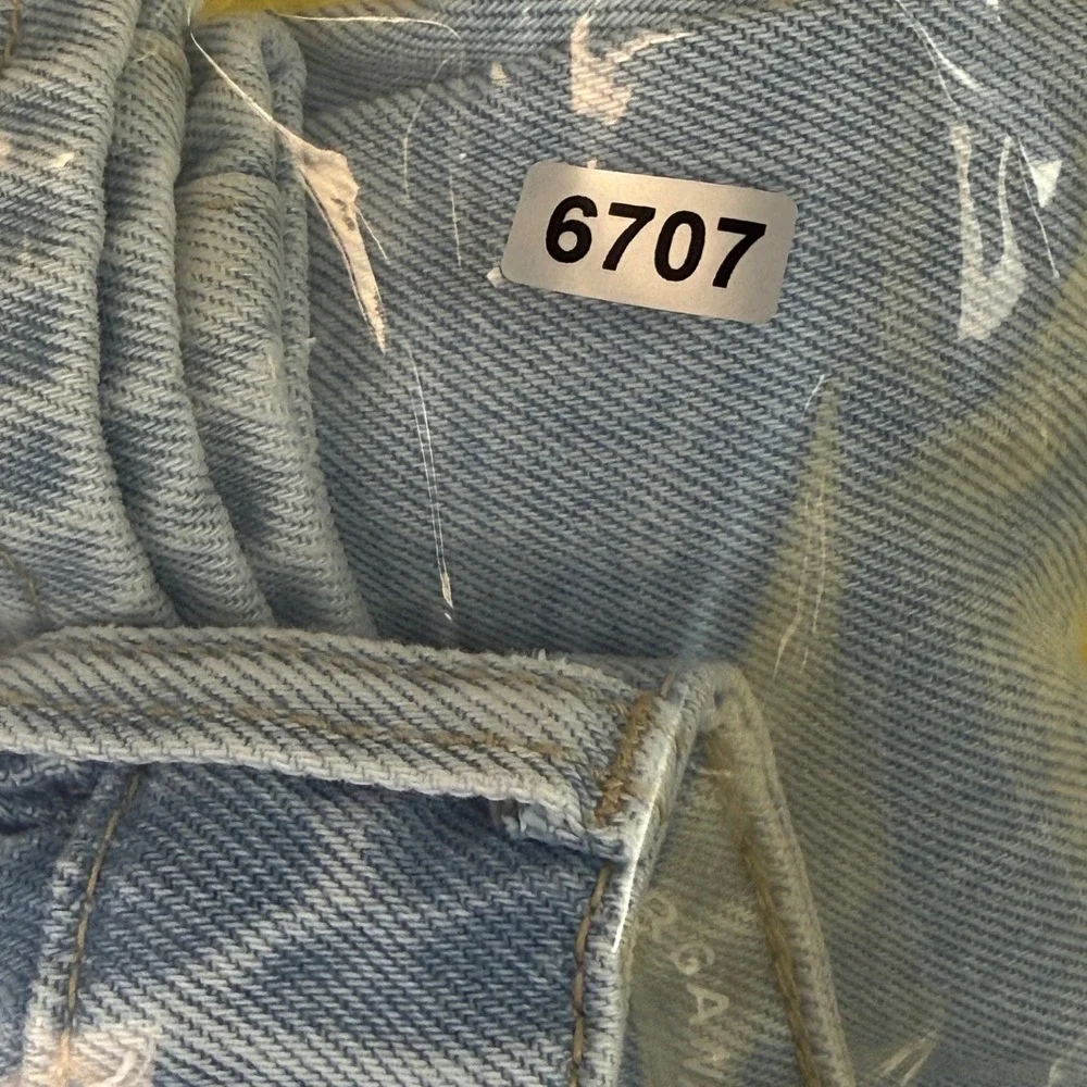 Rollas Heidi Loose Straight High Rise Distressed Jeans Jean Holic 14208 Size 31‎